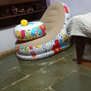 Foto enviada por comprador do sofá inflável