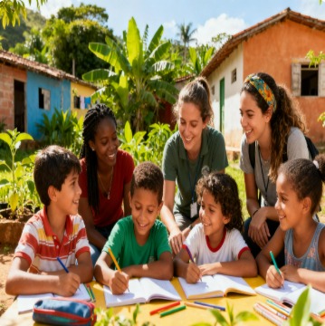 Pessoas sendo acolhidas e apoiadas, representando as instituições beneficiadas pela campanha